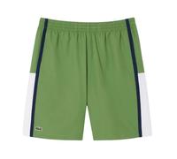 Pantaloncini da tennis da uomo Lacoste Sport Colourblock Panels Lightweight - green/white/navy - Verde (XS)