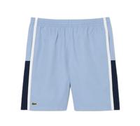 Pantaloncini da tennis da uomo Lacoste Sport Colourblock Panels Lightweight - light blue/navy blue/white - Blu (M)