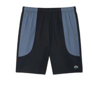 Pantaloncini da tennis da uomo Lacoste Water Repellent Colour Block Sport - black/grey - Nero (M)