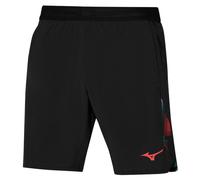 Pantaloncini da tennis da uomo Mizuno Frontier 8 in Amplify - Nero (XL)