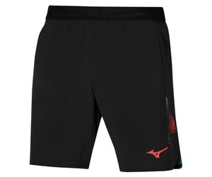 Pantaloncini da tennis da uomo Mizuno Frontier 8 in Amplify - Nero (XL)