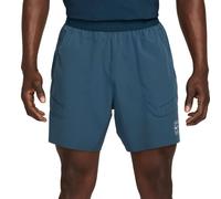 Pantaloncini da tennis da uomo Nike Court Advantage Dri-Fit 6in - armory navy/white - Blu (S)