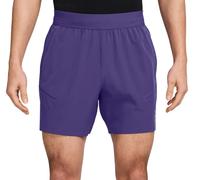 Pantaloncini da tennis da uomo Nike Court Advantage Dri-Fit 6in - wild grape/white - Viola (S)