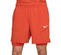 Pantaloncini da tennis da uomo Nike Court Dri-Fit Slam RG 2-in1 Shorts - rust factor/white - Marrone (XS)
