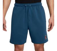 Pantaloncini da tennis da uomo Nike Court Heritage Dri-FIT Fleece - blue force - Blu (S)