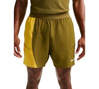 Pantaloncini da tennis da uomo Nike Court Slam Dri-FIT Sinner - olive flak/saffron quartz/white - Verde (M)