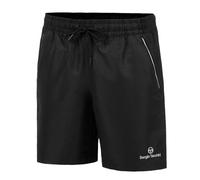 Pantaloncini da tennis da uomo Sergio Tacchini Rob 24 - black/white - Nero (L)