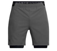 Pantaloni corti Under Armour Vanish Woven 2in1 grigio scuro - XXL