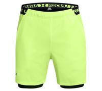 Pantaloncini da tennis da uomo Under Armour Vanish Woven 2-in-1 - Verde (M)