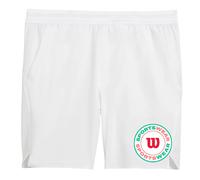 Pantaloncini da tennis da uomo Wilson Tournament Pro Short 7" - bright white - Bianco (L)
