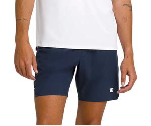 Pantaloncini da tennis da uomo Wilson Tournament V2 7" Unlined - Blu (L)