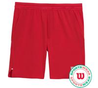 Pantaloncini da tennis da uomo Wilson Tournament V2 7" Unlined - Rosso (XL)