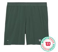 Pantaloncini da tennis da uomo Wilson Tournament V2 7" Unlined - Verde (S)
