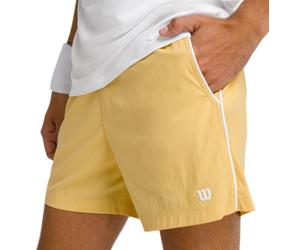 Pantaloncini da tennis da uomo Wilson Volley 6" Unlined - Giallo (XL)