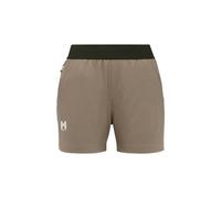 Pantaloncini da trekking millet wanaka stretch brown donna