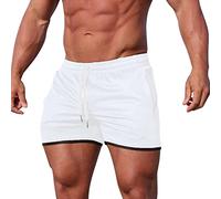 Pantaloncini da tuta da uomo, estivi, per corsa, corsa, camminata, escursionismo, allenamento, pantaloncini leggeri e traspiranti, pantaloncini da spiaggia, palestra, bodybuilding, pantaloncini estivi