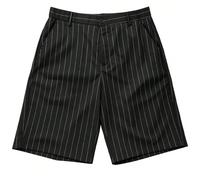 Pantaloncini da uomo a righe con vestibilità dritta, comodi per uso quotidiano, design classico della vita da completo & righe verticali pulite, per brevi viaggi e incontri al caffè sport L,M,S,XL,XXL