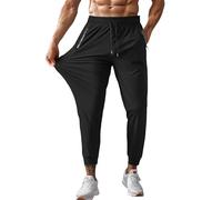 Pantaloncini da uomo atletici da escursionismo, resistenti all'acqua, con tasche con cerniera, leggeri, ad asciugatura rapida, traspiranti, per attività all'aperto, viaggi, pesca, corsa, allenamento