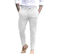 Pantaloncini da uomo chino slim fit elasticizzati, pantaloni da business formali, pantaloni casual a tinta unita, pantaloni da uomo per matrimonio, pantaloni sociali, pantaloni da uomo leggeri e