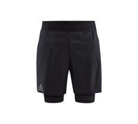 CRAFT Pro Trail 2 In 1 Pantaloncini Pantaloncini Running nero XL