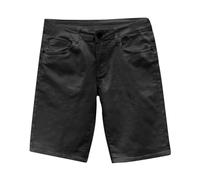 Pantaloncini da uomo in denim con schnitt, stretch Komfort, Printmotiv, komfortable Passform, mit robustem Freizeitprofil, Fuer Sommer, Alltag und Urlaub, Nero , L
