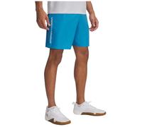 Under Armour Uomo Tech Woven Wordmark Short, Pantaloni Corti Allenamento Leggeri e Traspiranti, Comodi Shorts Sportivi per Palestra, Running e Atletica Leggera,Blue Atlantis/White,MD