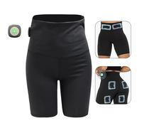 Pantaloncini da yoga modellanti EMS a microcorrente intelligente Pantaloncini da massaggio per stimolazione muscolare Esercizio dimagrante per le gambe Adatto per la palestra