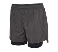 Pantaloncini detroit 2 in 1 da donna Newline Gris M