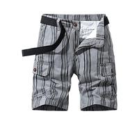 Pantaloncini di cotone con tasche con cerniera Pantaloncini da palestra da uomo 5 pollici leggeri comodi pantaloni ad asciugatura rapida Tubo dritto Pantaloni sportivi all'aperto versatili alla moda