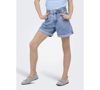 Pantaloncini di jeans, taglio mom Blu 14 anni - 156 cm Tinta unita