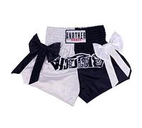 Pantaloncini di MMA Muay Thai Pantaloncini di Boxe Formazione Abbigliamento da Taekwondo per Adulti e Bambini,Nero,M