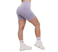 Pantaloncini donna Lift Seamless Violet a vita alta senza cuciture 1 S