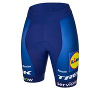 Santini - Women's Lidl Trek Shorts - Pantaloni da ciclismo L blu