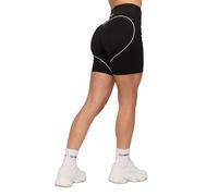 Pantaloncini donna slim a vita alta Varsity Black 1 St