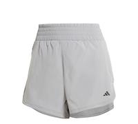 Pantaloncini elasticizzati Adidas Pacer Lux Grigio L