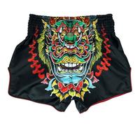 Pantaloncini Fairtex autentici pugilato Muay Thai MMA Fighter nero BS1912...