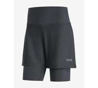 Pantaloncini Gore Wear R5 2in1 nero donna - S