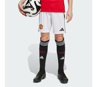 adidas Pantaloncino Ufficiale Manchester United FC 25/26 Junior, White 7-8Y