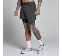 Pantaloncini hybrid 5 2 in 1 MP uomo - Nero slavato - S