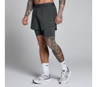 Pantaloncini hybrid 5 2 in 1 MP uomo - Nero slavato - XXL