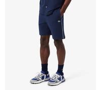 Pantaloncini in felpa con banda a righe Lacoste Blu S Tinta unita