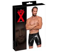 Pantaloncini in lattice nero LATE X con cerniera 2XL