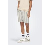 Pantaloncini in maglia con coulisse Verde M A righe