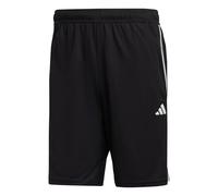 Pantaloni corti adidas Train Essentials Pique Training 3 strisce nero bianco - XS