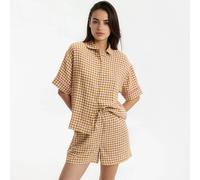 Pantaloncini in puro cotone, a quadri Altro XS A quadretti