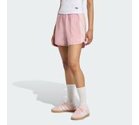 Pantaloncini in raso adidas Originals con volant 3 Strisce Wonder Mauve 2XL