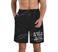 Pantaloncini It Took Me 90 Years To Look This Good 90 Years Old Funny Calzoncini da Bagno Regolabile Costume Uomo Mare Casual Pantaloncini da Bagno per All'Aperto Spiaggia Campeggio S