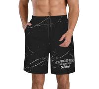 Pantaloncini It's Weird Being The Same Age As Old People Swim Shorts Regolabile Costume Uomo Mare Elastica Pantaloncini da Bagno per Spiaggia Campeggio Piscina XL