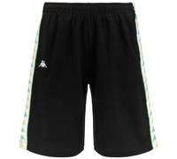Kappa - Pantaloncini Sportivi, Uomo, Nero, Cotone, Streetwear Sportivo, 222 Banda TREADSI, Taglia: XS
