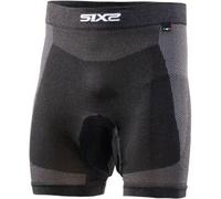 Pantaloncini Leggeri Intimi Con Imbottitura Protettiva Sixs BT-CC2L Nero Carbon M-L